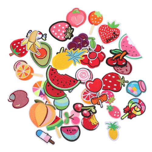 Holibanna 40 Stück Teiliges Set Cherry Fruit Patches Diy Applikationen für Kleidung Taschen Hüte und Mehr Bunte Selbstklebende Reparaturflicken für Kreative Bastelprojekte Holibanna 40 Stück Teiliges Set Cherry Fruit Patches Diy Applikationen für Kleidung Taschen Hüte und Mehr Bunte Selbstklebende Reparaturflicken für Kreative Bastelprojekte von Holibanna