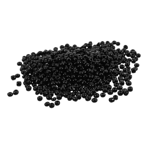 Holibanna 4000 Stücke Kreuzstichperlen Armbänder Schmuck glasperlen perlen für ketten runde perlen Raumperlen Armbandherstellungsset für Mädchen Spacer Perlen handgefertigte Perlen Black Holibanna 4000 Stücke Kreuzstichperlen Armbänder Schmuck glasperlen perlen für ketten runde perlen Raumperlen Armbandherstellungsset für Mädchen Spacer Perlen handgefertigte Perlen Black von Holibanna
