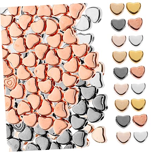 Holibanna 400Stücke Herzperlen Mit Kleinem Herzform Perlen Für DIY Armbänder Halsketten Und Ohrringe Herzkette Perlen Für Schmuckgestaltung von Holibanna