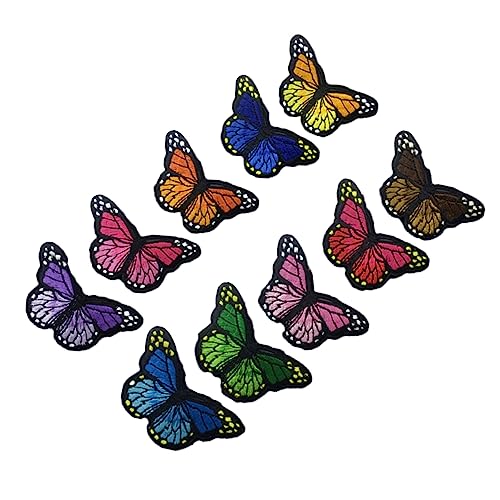 Holibanna 40Stücke DIY Schmetterlings Bügelpatches Stoffaufnäher für Kleidung Taschen und Dekoration Hochwertige Applikationen mit Einzigartigem Design und Langlebigen Farben Holibanna 40Stücke DIY Schmetterlings Bügelpatches Stoffaufnäher für Kleidung Taschen und Dekoration Hochwertige Applikationen mit Einzigartigem Design und Langlebigen Farben von Holibanna