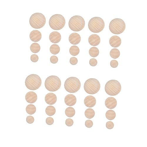 Holibanna 40Stücke Halbkugeln Holz Ungebohrt DIY Bastelmaterial für Projekte Holzperlen für Bastelarbeiten Holibanna 40Stücke Halbkugeln Holz Ungebohrt DIY Bastelmaterial für Projekte Holzperlen für Bastelarbeiten von Holibanna