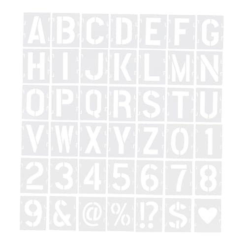 Holibanna 42 Stück Teiliges Alphabet Schablonen Pet Wiederverwendbare Letter Stencils für Holzmalerei und DIY Projekte für Kreative Bastelarbeiten und Dekoration Holibanna 42 Stück Teiliges Alphabet Schablonen Pet Wiederverwendbare Letter Stencils für Holzmalerei und DIY Projekte für Kreative Bastelarbeiten und Dekoration von Holibanna