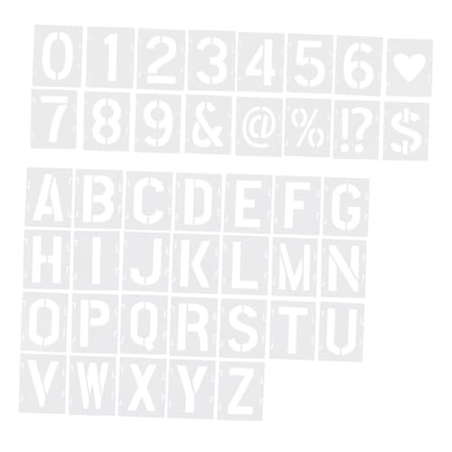 Holibanna 42 Stück Vorlage Für Buchstaben Buchstabenschablone Zum Malen Schablonen Zum Malen Vorlage Schablone Zahlen Basteln Schablonen Malvorlagen Buchstabenschablonen Weiß Das Haustier Holibanna 42 Stück Vorlage Für Buchstaben Buchstabenschablone Zum Malen Schablonen Zum Malen Vorlage Schablone Zahlen Basteln Schablonen Malvorlagen Buchstabenschablonen Weiß Das Haustier von Holibanna