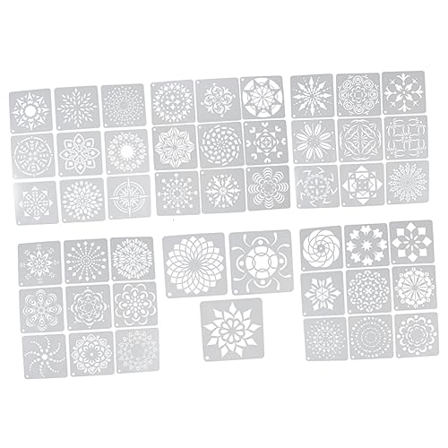 Holibanna 48 Stück Mandala Malvorlagen Wiederverwendbare Schablonen Langlebigem für Kreative Acrylmalerei Geeignet für Wand und Möbeldekoration Einfach zu Reinigen und Vielseitig Einsetzbar Holibanna 48 Stück Mandala Malvorlagen Wiederverwendbare Schablonen Langlebigem für Kreative Acrylmalerei Geeignet für Wand und Möbeldekoration Einfach zu Reinigen und Vielseitig Einsetzbar von Holibanna