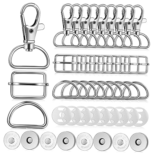 Holibanna 48Stücke Karabinerhaken Hochwertige Drehbare Schlüsselanhänger D Förmige Schnallen Schiebeschnallen und Schnallen für Taschen Geldbörsen und DIY Projekte Holibanna 48Stücke Karabinerhaken Hochwertige Drehbare Schlüsselanhänger D Förmige Schnallen Schiebeschnallen und Schnallen für Taschen Geldbörsen und DIY Projekte von Holibanna