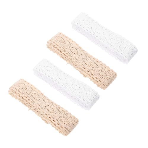 Holibanna 4Rollen Cotton Lace Trim Ribbon For Clothing DIY Decoration For Skirts Coats Hats Dolls And More Holibanna 4Rollen Cotton Lace Trim Ribbon For Clothing DIY Decoration For Skirts Coats Hats Dolls And More von Holibanna