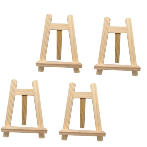 Holibanna 4Stücke Holz Staffeleien für Kunstwerke Stabiler Dreiecksunterstützung für Kleine Malprojekte und Fotopräsentationen im Home Office oder Atelier Holibanna 4Stücke Holz Staffeleien für Kunstwerke Stabiler Dreiecksunterstützung für Kleine Malprojekte und Fotopräsentationen im Home Office oder Atelier von Holibanna