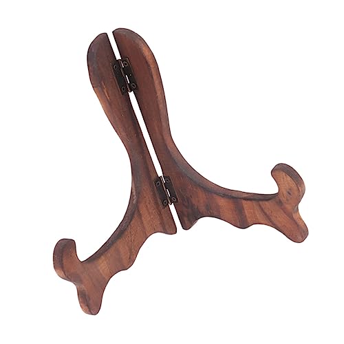Holibanna 4Stücke Holzständer für Teller Teekuchen Präsentation Halter Große Staffelei für Party Shop Burned Pine Farbe und Elegant zur Dekoration von Desserts von Holibanna