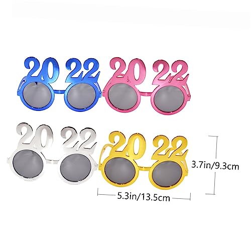 Holibanna 4Stücke Lustige Party Sonnenbrille Fotorequisiten für Unvergessliche Feiern Ergonomisches Design Langlebig und Angenehm für Erwachsene von Holibanna