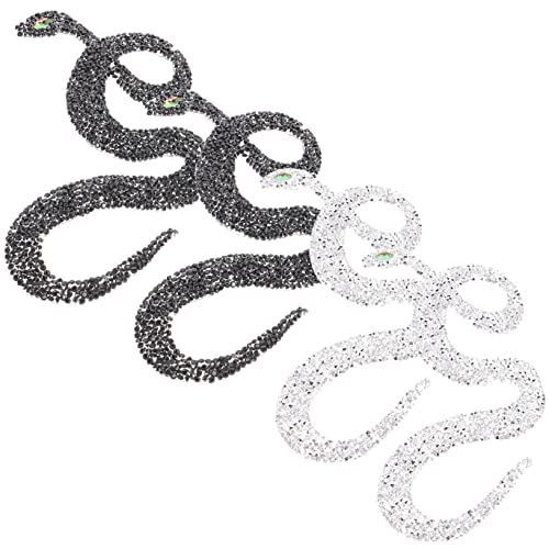 Holibanna 4Stücke Schlangenförmige Strass Patches für Kleidung DIY Applikationen zum Aufbügeln Hochwertige Selbstklebende Flicken für Taschen Hüte Jeans und Mehr Holibanna 4Stücke Schlangenförmige Strass Patches für Kleidung DIY Applikationen zum Aufbügeln Hochwertige Selbstklebende Flicken für Taschen Hüte Jeans und Mehr von Holibanna
