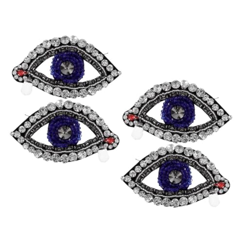 Holibanna 4Stücke Strass Aufnäher mit Bösem Blick Dekorative Patches für Jacken Kleidung und DIY Bastelprojekte Langlebige Applikationen für Designs Holibanna 4Stücke Strass Aufnäher mit Bösem Blick Dekorative Patches für Jacken Kleidung und DIY Bastelprojekte Langlebige Applikationen für Designs von Holibanna