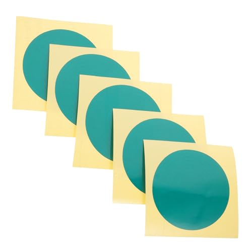 Holibanna 5 Blätter Kennzeichnungsaufkleber des Manometers Das Aufkleber für Manometer Farbige Etiketten Aufkleber Abziehbilder Warnaufkleber Sicherheitsaufkleber Reflektierende Folie Grün von Holibanna