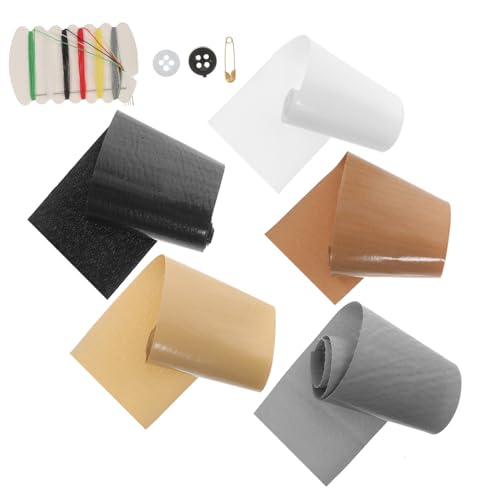 Holibanna 5 Rollen Bügel Patches für Kleidung Diy Stoffaufnäher zum Nähen Schneidbare Applikationen für Kreative Projekte Farbiges für Reparaturen und Dekoration von Holibanna