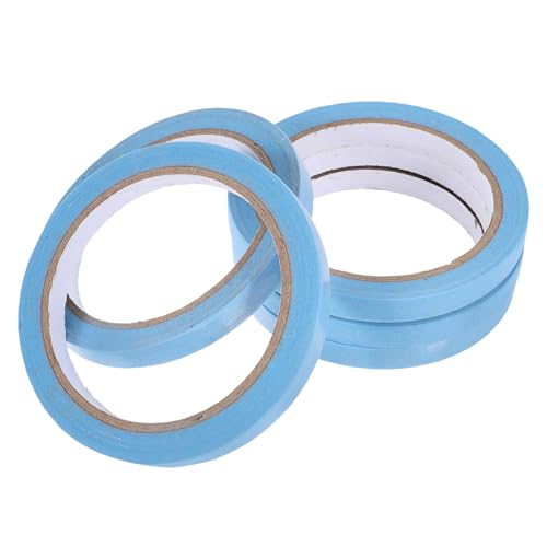 Holibanna 5 Rollen Farbiges Band Farbe Hochleistungs-kreppband Pastell Abdeckband Kunst Sammelalbum Streifen Klebeband Breit Bunt Doppelseitiges Scrapbook-klebeband Blau Sport von Holibanna