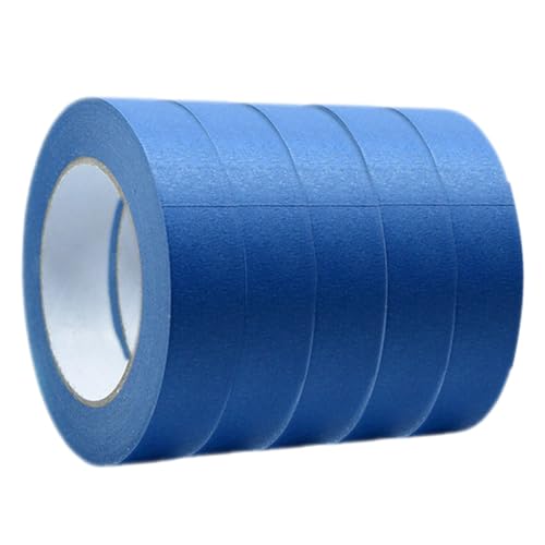 Holibanna 5 Rollen Wanddekorationsband Farbband Verpackung Trockenbau Abdeckband malen Farbe Auto-Klebeband Professionelles Malband für Maler Auto-Detaillierungsband Klebebandmaskierung Blau von Holibanna