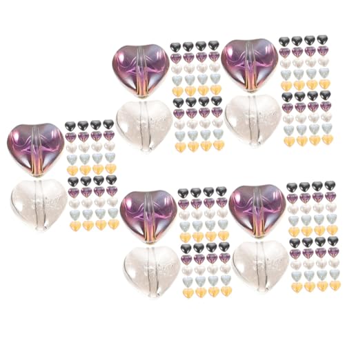 Holibanna 5 Sätze Glaskristallperlen Klein Herz Schmuck Handwerk Schüttgüter Lose Perlen Masse Halskette Abstandshalter Spacer Perlen Glasperlen Für Diy 100 Stück * 5 Holibanna 5 Sätze Glaskristallperlen Klein Herz Schmuck Handwerk Schüttgüter Lose Perlen Masse Halskette Abstandshalter Spacer Perlen Glasperlen Für Diy 100 Stück * 5 von Holibanna
