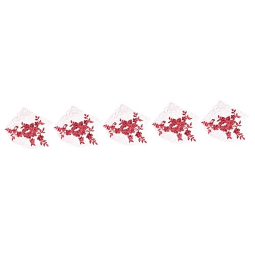 Holibanna 5 Stück Aufnäher zum Aufbügeln Spitzenapplikation mit Pailletten Dekorative Stoffblume für Kleidung Diy Handwerksprojekte und Partykostüme Holibanna 5 Stück Aufnäher zum Aufbügeln Spitzenapplikation mit Pailletten Dekorative Stoffblume für Kleidung Diy Handwerksprojekte und Partykostüme von Holibanna