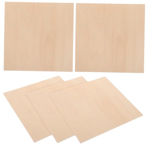 Holibanna 5 Stück Blätter Brandmalerei-platte Holzpanel Holzbretter Zum Basteln Schneidebretter Aus Holz Unfertige Holzbretter Holzbearbeitungswerkzeuge Diy Aus Holz Khaki Hölzern von Holibanna