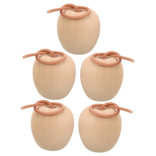 Holibanna 5 Stück Holzapfelanhänger Miniatur klein Thema für Party Dekorationen unbemalt mit Rot Wohnkultur Holzhandwerk zum Bemalen Apfel-Ornamente Simulation Apfel unfertiges Holzhandwerk Holibanna 5 Stück Holzapfelanhänger Miniatur klein Thema für Party Dekorationen unbemalt mit Rot Wohnkultur Holzhandwerk zum Bemalen Apfel-Ornamente Simulation Apfel unfertiges Holzhandwerk von Holibanna