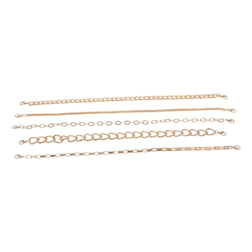 Holibanna 5 Stück Hutkette Diy Metallketten Für Hüte Fertigt Metallketten Für Hüte Diy Hutanhänger Diy Metallketten Für Hosen Diy Mützenkette Zauber Für Hüte Hut-baseball-ketten Eisen Golden von Holibanna