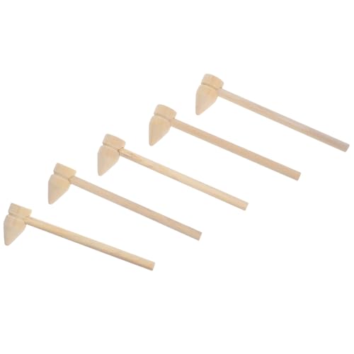 Holibanna 5 Stück Kleiner Holzhammer Hammerspielzeug Aus Holz Mini-hammer Und Meißel Für Holzhämmer Für Mini-holzhämmer von Holibanna