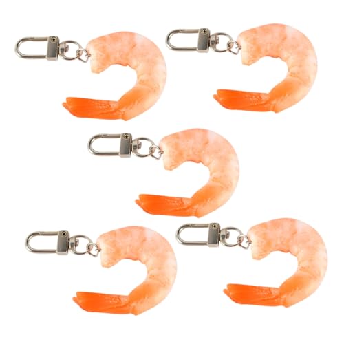 Holibanna 5 Stück Realistische Garnelen Schlüsselanhänger Detailgetreu Gestaltete Garnelenform Multifunktionaler Schlüsselanhänger und Anhänger Witzige Dekoration für Taschen und Schlüssel Holibanna 5 Stück Realistische Garnelen Schlüsselanhänger Detailgetreu Gestaltete Garnelenform Multifunktionaler Schlüsselanhänger und Anhänger Witzige Dekoration für Taschen und Schlüssel von Holibanna