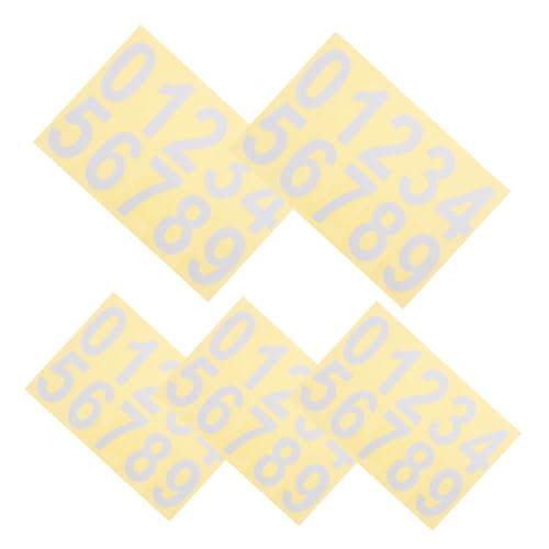 Holibanna 5 Stück Reflektierende Zahlenaufkleber Teilig Selbstklebend Wetterfest Hausnummern für Briefkasten Haustür Einfache Montage Silber Außen bei Holibanna 5 Stück Reflektierende Zahlenaufkleber Teilig Selbstklebend Wetterfest Hausnummern für Briefkasten Haustür Einfache Montage Silber Außen bei von Holibanna