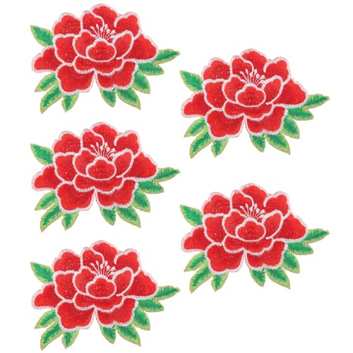 Holibanna 5 Stück Teiliges Bestickte Eisen Patches für Kleidung Jeans Jacken Blumen Langlebig und Hautfreundlich zum Aufbügeln und Dekorieren Holibanna 5 Stück Teiliges Bestickte Eisen Patches für Kleidung Jeans Jacken Blumen Langlebig und Hautfreundlich zum Aufbügeln und Dekorieren von Holibanna