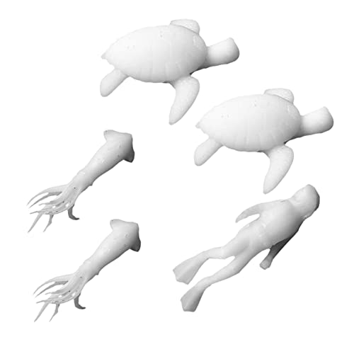 Holibanna 5 Stück Teiliges DIY Mini Landschaftsornament mit Schildkröten und Taucher Epoxidharz Gießformen für Kreative Handwerksprojekte und Dekoration von Holibanna