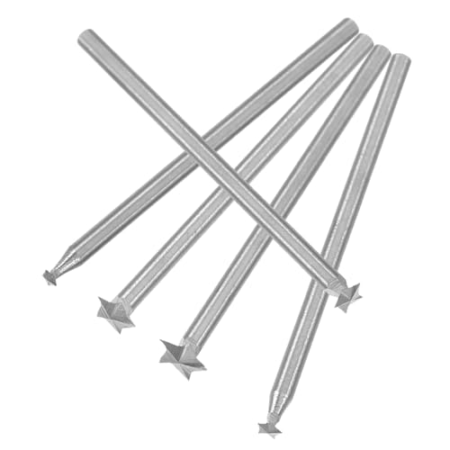 Holibanna 5 Stück Teiliges Elektrischer Holzschnitz fräser Schaft Langlebige Gravurwerkzeuge für Holzschnitzerei DIY holzbildhauerei Kompatibel mit Drehwerkzeugen und Schleifern von Holibanna