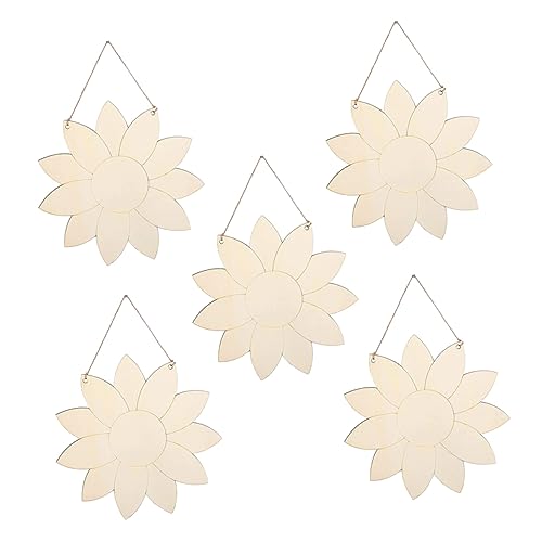 Holibanna 5 Stück Teiliges Holz Türschild Set mit Sonnenblumen Design Diy Anhänger Hochwertigem Holz Glatte Oberfläche zum Beschriften und Dekorieren Rustikaler Dekoanhänger für Haustür und Holibanna 5 Stück Teiliges Holz Türschild Set mit Sonnenblumen Design Diy Anhänger Hochwertigem Holz Glatte Oberfläche zum Beschriften und Dekorieren Rustikaler Dekoanhänger für Haustür und von Holibanna