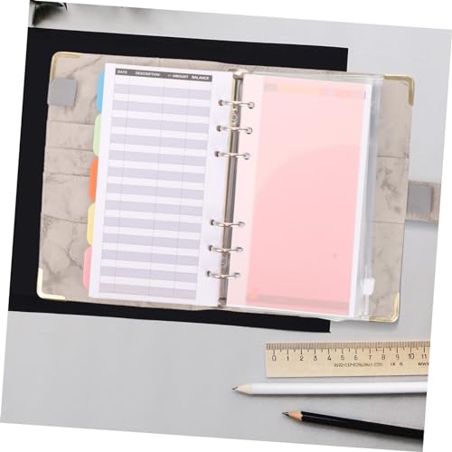 Holibanna 5 Stück Teiliges Kleine Wiederverwendbare Budget Taschen PP Material Einlagen für Ringordner Verschleißfest Praktisch zur Aufbewahrung von Belegen und Budgetblättern Holibanna 5 Stück Teiliges Kleine Wiederverwendbare Budget Taschen PP Material Einlagen für Ringordner Verschleißfest Praktisch zur Aufbewahrung von Belegen und Budgetblättern von Holibanna