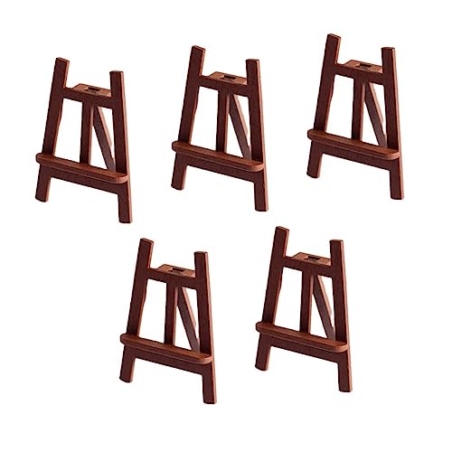 Holibanna 5 Stück Teiliges Mini Holzstaffelei Detailgetreue Miniatur Staffelei mit Glatter Oberfläche Dekoratives Puppenhaus Zubehör Geeignet für Miniaturszenen und Galeriedekoration Holibanna 5 Stück Teiliges Mini Holzstaffelei Detailgetreue Miniatur Staffelei mit Glatter Oberfläche Dekoratives Puppenhaus Zubehör Geeignet für Miniaturszenen und Galeriedekoration von Holibanna