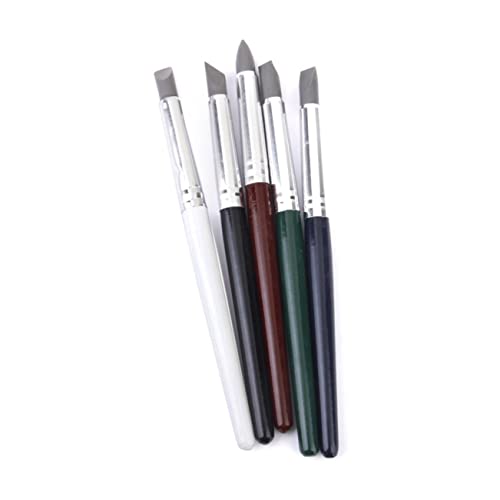 Holibanna 5 Stück Teiliges Modellierwerkzeug Set Flexiblem Silikon für Clay Sculpting Vielseitig Einsetzbar zum Formen Glätten und Entfernen von Fingerabdrücken Bunte Farben ca Holibanna 5 Stück Teiliges Modellierwerkzeug Set Flexiblem Silikon für Clay Sculpting Vielseitig Einsetzbar zum Formen Glätten und Entfernen von Fingerabdrücken Bunte Farben ca von Holibanna