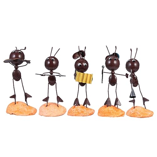 Holibanna 5 Stück Teiliges Schmiedeeisen Ameisen Vintage Tischdekoration für Büro Zuhause und Gastronomie Kreative Insekten Kunstobjekte mit Rutschfester Basis für Stilvolle Holibanna 5 Stück Teiliges Schmiedeeisen Ameisen Vintage Tischdekoration für Büro Zuhause und Gastronomie Kreative Insekten Kunstobjekte mit Rutschfester Basis für Stilvolle von Holibanna