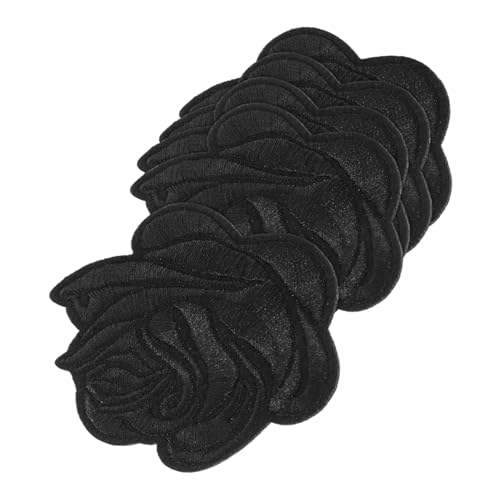 Holibanna 5 Stück Teiliges Schwarze Rosen Bügelaufnäher Bestickte Stoffflecken zum Aufbügeln Einfache Anwendung ohne Nähen für Kleidung Jeans Jacken Rucksäcke Schnelle Reparatur und Holibanna 5 Stück Teiliges Schwarze Rosen Bügelaufnäher Bestickte Stoffflecken zum Aufbügeln Einfache Anwendung ohne Nähen für Kleidung Jeans Jacken Rucksäcke Schnelle Reparatur und von Holibanna