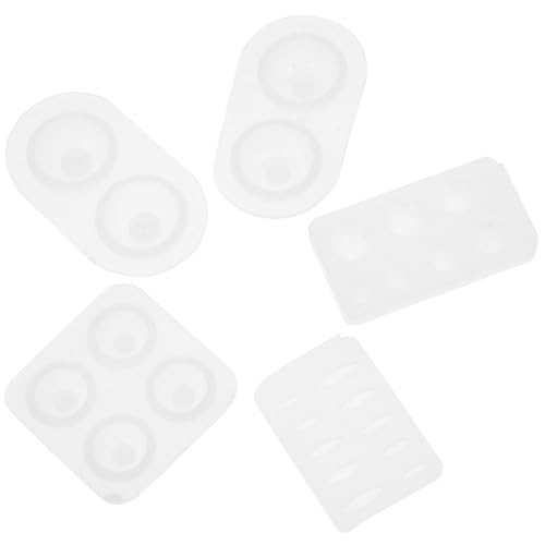 Holibanna 5 Stück Teiliges Silikonform für DIY Augen Epoxidharz Gießform Transparent für Puppen und Spielzeugdekoration für Handarbeiten und Kreative Projekte von Holibanna