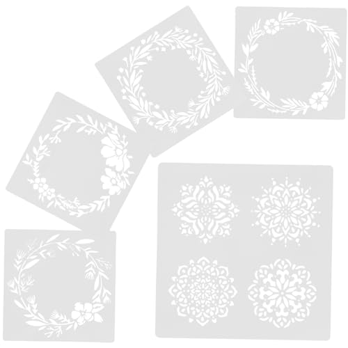 Holibanna 5 Stück Teiliges Wiederverwendbare Blumen Schablonen für Wandmalerei Dekorative Malvorlagen Pet für DIY Projekte Bastelarbeiten Fotoalben und Mehr Holibanna 5 Stück Teiliges Wiederverwendbare Blumen Schablonen für Wandmalerei Dekorative Malvorlagen Pet für DIY Projekte Bastelarbeiten Fotoalben und Mehr von Holibanna