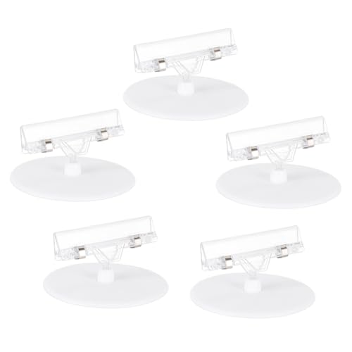 Holibanna 5 Stück Transparente Preisschild Clips aus Kunststoff Praktische Etikettenhalter für Supermarkt Ladentheke Ausstellung Langlebig und Vielseitig Einsetzbar Holibanna 5 Stück Transparente Preisschild Clips aus Kunststoff Praktische Etikettenhalter für Supermarkt Ladentheke Ausstellung Langlebig und Vielseitig Einsetzbar von Holibanna
