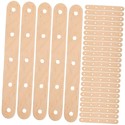 Holibanna 50 Stück Bastelstäbchen mit Löchern für DIY Projekte und Splitterfrei für Gruppenaktivitäten und Bastelarbeiten Holibanna 50 Stück Bastelstäbchen mit Löchern für DIY Projekte und Splitterfrei für Gruppenaktivitäten und Bastelarbeiten von Holibanna