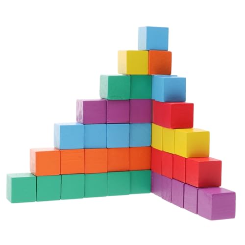 Holibanna 50 Stück Bunte Holzblöcke Quadratische Bastelwürfel Holz für DIY Projekte Umweltfreundliche Kleine Holzklötze zur Kreativen Gestaltung Holibanna 50 Stück Bunte Holzblöcke Quadratische Bastelwürfel Holz für DIY Projekte Umweltfreundliche Kleine Holzklötze zur Kreativen Gestaltung von Holibanna