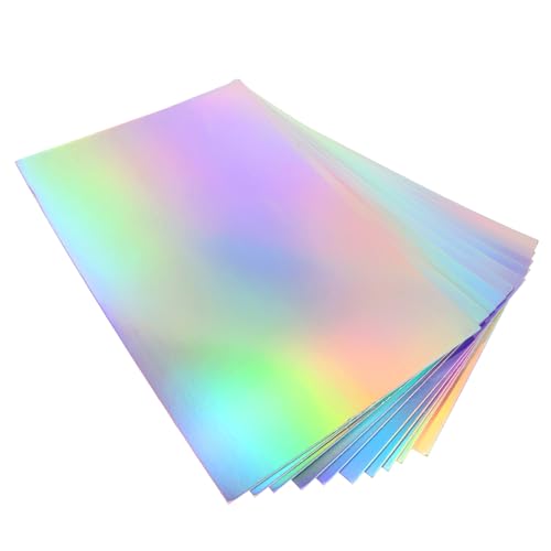 Holibanna 50 Stück Dekorative Handarbeit Papiere Einseitige Laserpapier für DIY Bastelprojekte Leicht Tragbar für Kindergarten Schule und Zuhause Holibanna 50 Stück Dekorative Handarbeit Papiere Einseitige Laserpapier für DIY Bastelprojekte Leicht Tragbar für Kindergarten Schule und Zuhause von Holibanna