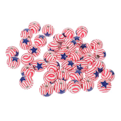 Holibanna 50 Stück Diy Zubehör Runden Perlen-kit Sortiert Perlen Schmuck Perlen Distanzperlen Zum Tag Der Unabhängigkeit Schmuckversorgung Bastelsets Runde Holzperlen Diy Liefert Hölzern Holibanna 50 Stück Diy Zubehör Runden Perlen-kit Sortiert Perlen Schmuck Perlen Distanzperlen Zum Tag Der Unabhängigkeit Schmuckversorgung Bastelsets Runde Holzperlen Diy Liefert Hölzern von Holibanna