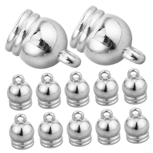 Holibanna 50 Stück Elektroplattierte Quasten Kappen für DIY Schmuckherstellung Bastelzubehör für Armbänder Ohrringe und Mehr für Kreative Projekte und Persönliche Designs von Holibanna