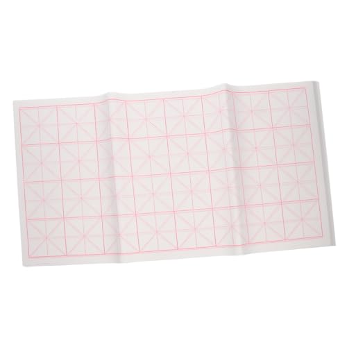 Holibanna 50 Stück Halbgefertigtes Xuan-reispapier mit Gitter Kalligrafisches Übungspapier für Chinesische und Japanische Pinselmalerei Langsame Tintenaufnahme für Präzises Schreiben und Holibanna 50 Stück Halbgefertigtes Xuan-reispapier mit Gitter Kalligrafisches Übungspapier für Chinesische und Japanische Pinselmalerei Langsame Tintenaufnahme für Präzises Schreiben und von Holibanna
