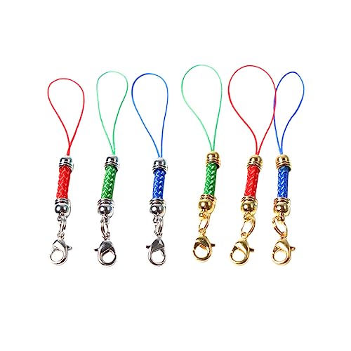 Holibanna 50 Stück Handy Lasso handy schlaufe band handyband handy schmuck halter für handy halter handy handyanhänger schlaufe Charm-Riemen mit Haken Lasso mit Karabinerverschluss von Holibanna
