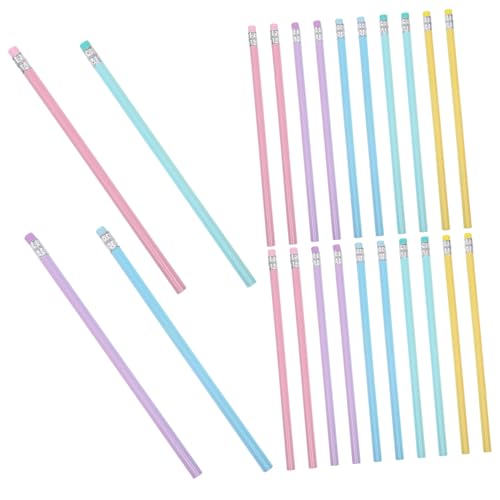 Holibanna 50 Stück Hb Holzbleistifte mit Radiergummi Topper Kurze Farbige Schreibstifte in Pastellfarben Leicht Spitzbar für Schreiben Zeichnen und Schulalltag Geeignet Holibanna 50 Stück Hb Holzbleistifte mit Radiergummi Topper Kurze Farbige Schreibstifte in Pastellfarben Leicht Spitzbar für Schreiben Zeichnen und Schulalltag Geeignet von Holibanna