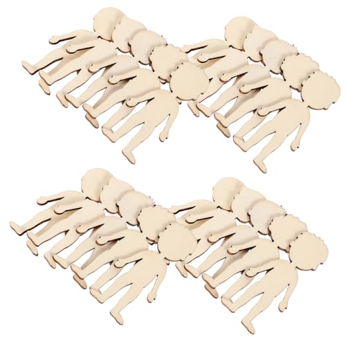 Holibanna 50 Stück Holzfiguren Rohlinge Jungenmotiv Glatt Verarbeitet zum Bemalen und Basteln DIY Holzplättchen Bastelset Natürliche Holzscheiben für Kreative Handarbeiten Holibanna 50 Stück Holzfiguren Rohlinge Jungenmotiv Glatt Verarbeitet zum Bemalen und Basteln DIY Holzplättchen Bastelset Natürliche Holzscheiben für Kreative Handarbeiten von Holibanna