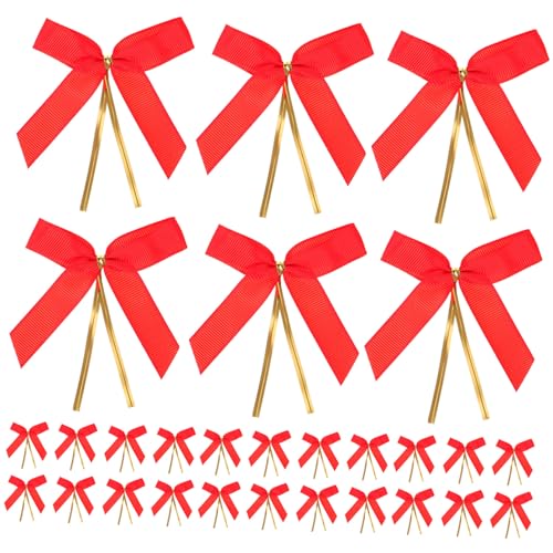 Holibanna 50 Stück Rote Schleifen Knotendraht Breit Handgefertigte Doppelseitige Ripsband schleifen Kleine Bastelschleifen für Geschenkdekoration Blumen Kleidung und DIY Zubehör Holibanna 50 Stück Rote Schleifen Knotendraht Breit Handgefertigte Doppelseitige Ripsband schleifen Kleine Bastelschleifen für Geschenkdekoration Blumen Kleidung und DIY Zubehör von Holibanna