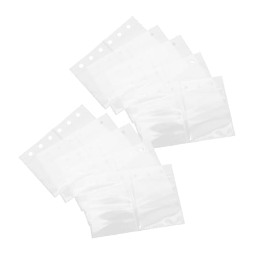 Holibanna 50 Stück Sammelalbumseiten Kartenschutz für Karten Alben binden gebunden Fotoschutzhüllen Photokardärmel Kartenärmel multifunktionale Ordnereinlagen Fotoalbumseiten PVC Transparent von Holibanna